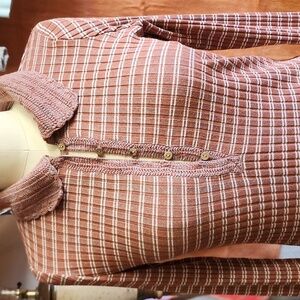 FREE PEOPLE Deliliah Striped Ribbed Knit Henley